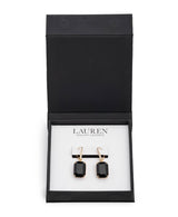 Lauren Ralph Lauren Gold-Tone Stone & Crystal Leverback Drop Earrings