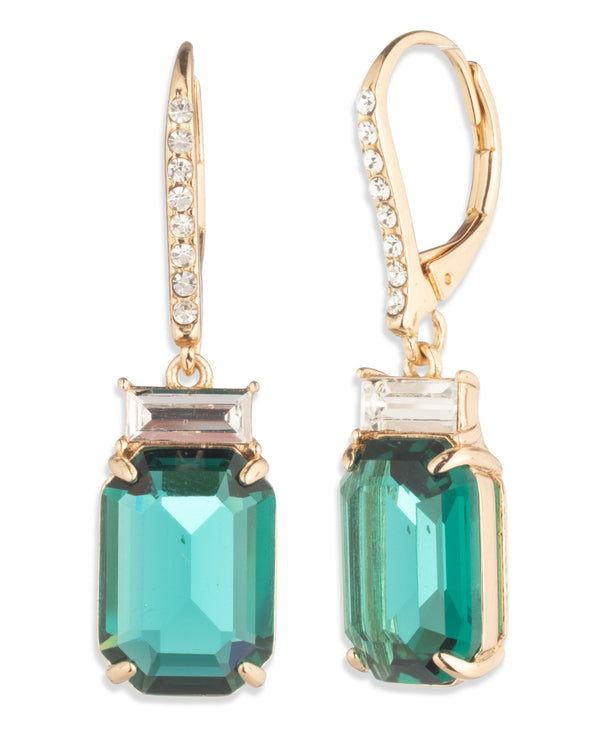 Lauren Ralph Lauren Gold-Tone Stone Drop Earrings