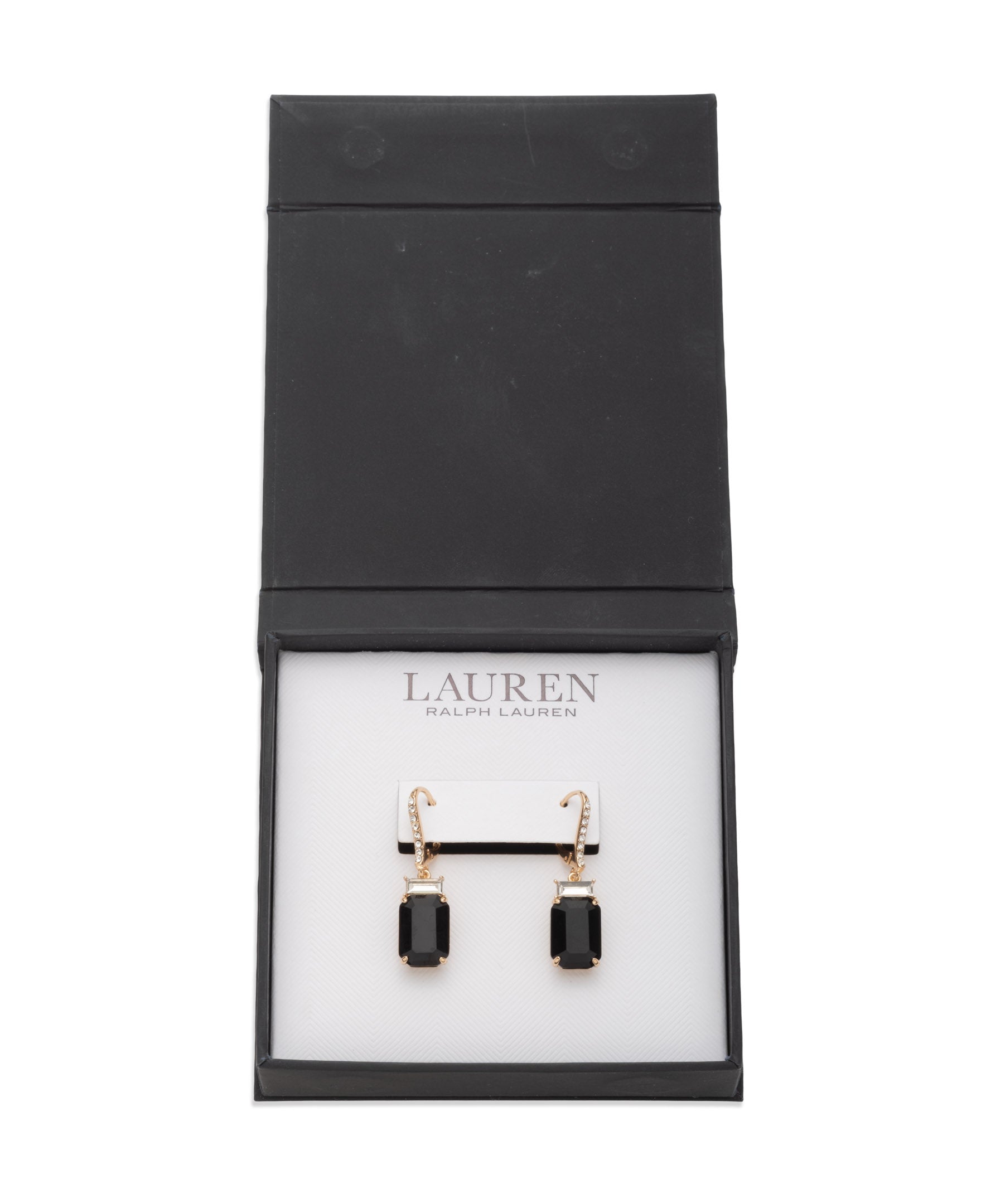 Lauren Ralph Lauren Gold-Tone Stone Drop Earrings
