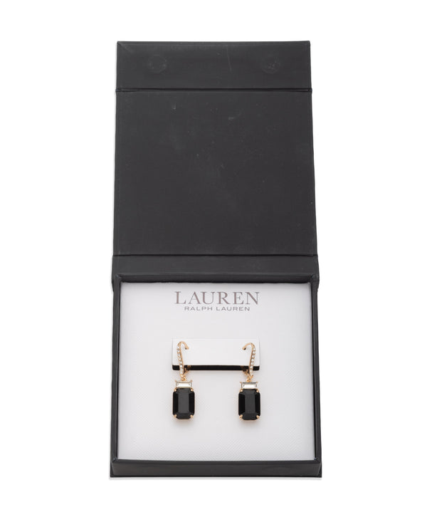 Lauren Ralph Lauren Gold-Tone Stone Drop Earrings