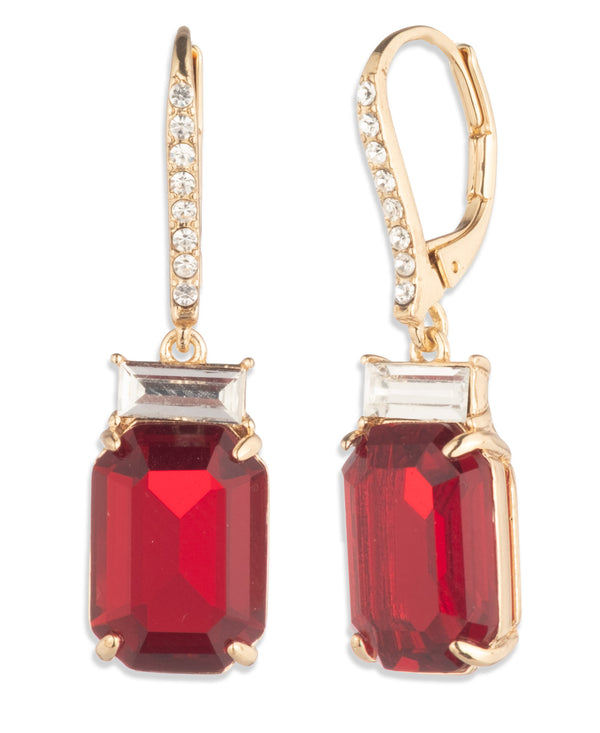 Lauren Ralph Lauren Gold-Tone Stone Drop Earrings