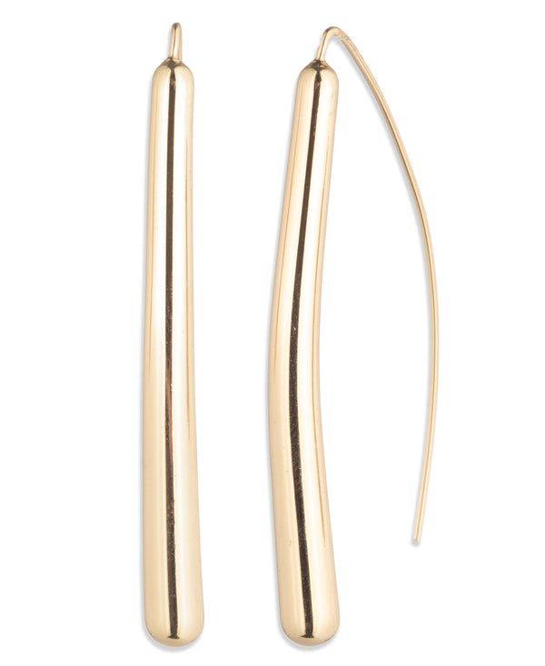 Lauren Ralph Lauren Gold-Tone Sculptural Threader Earrings