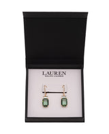 Lauren Ralph Lauren Gold-Tone Stone Drop Earrings