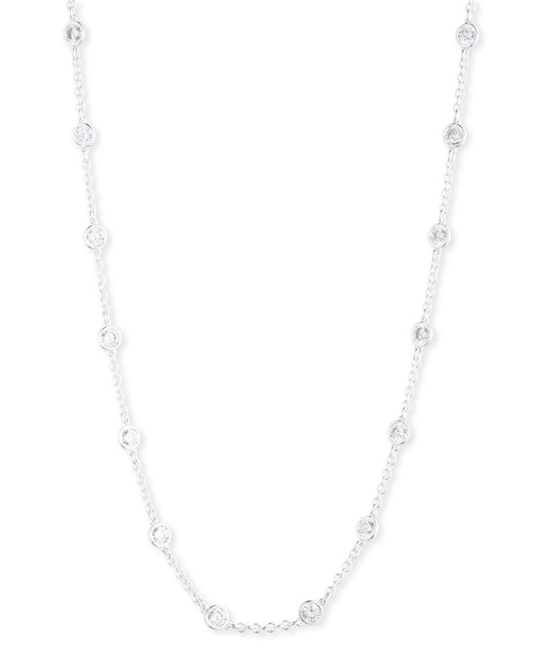 Lauren Ralph Lauren Cubic Zirconia Station Strand Necklace