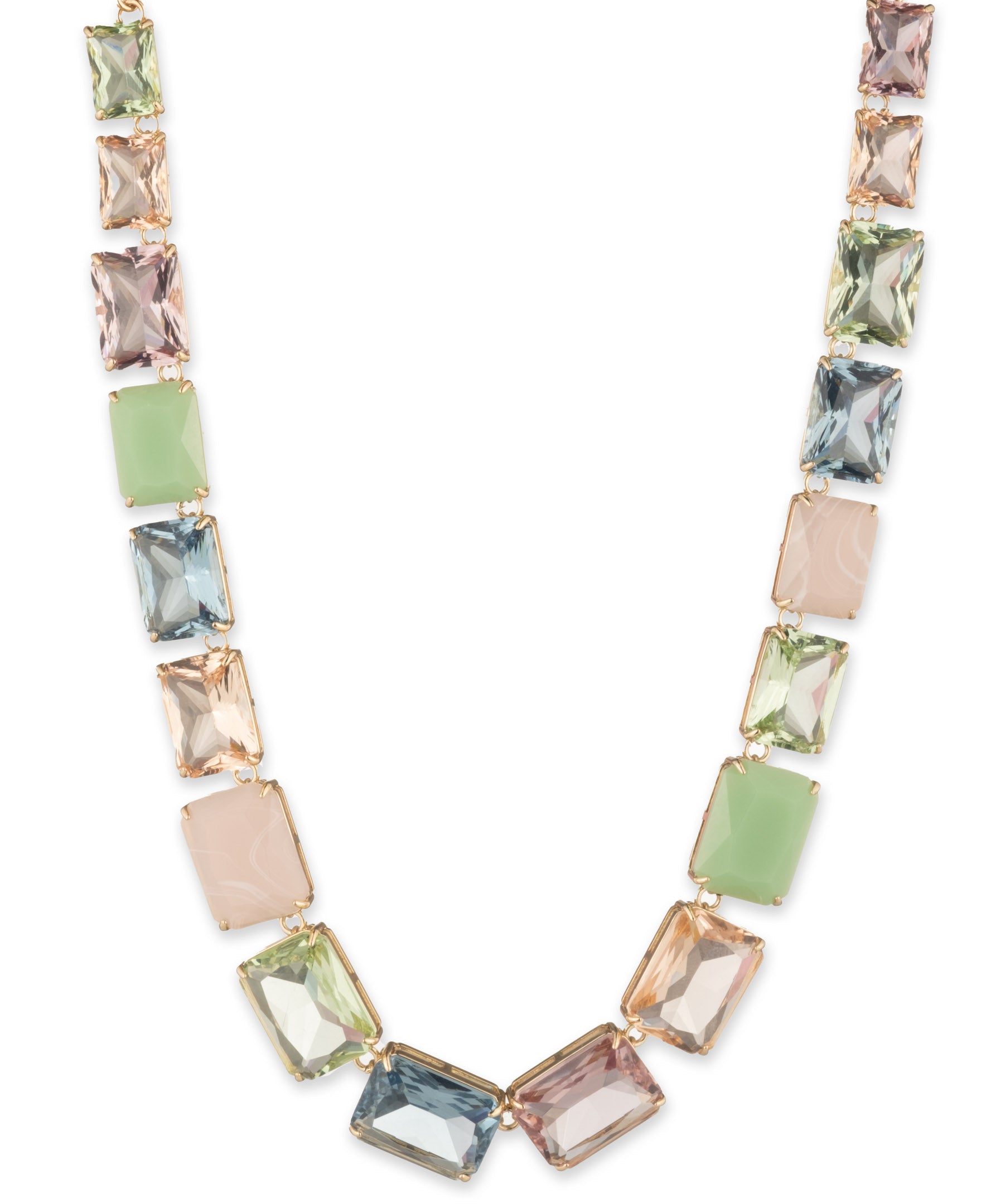 Lauren Ralph Lauren Gold-Tone Stone Collar Necklace