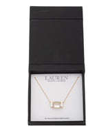 Lauren Ralph Lauren Gold-Tone Stone Pendant Necklace