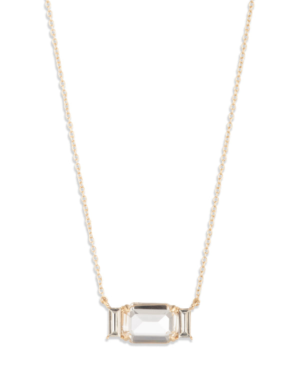 Lauren Ralph Lauren Gold-Tone Stone Pendant Necklace