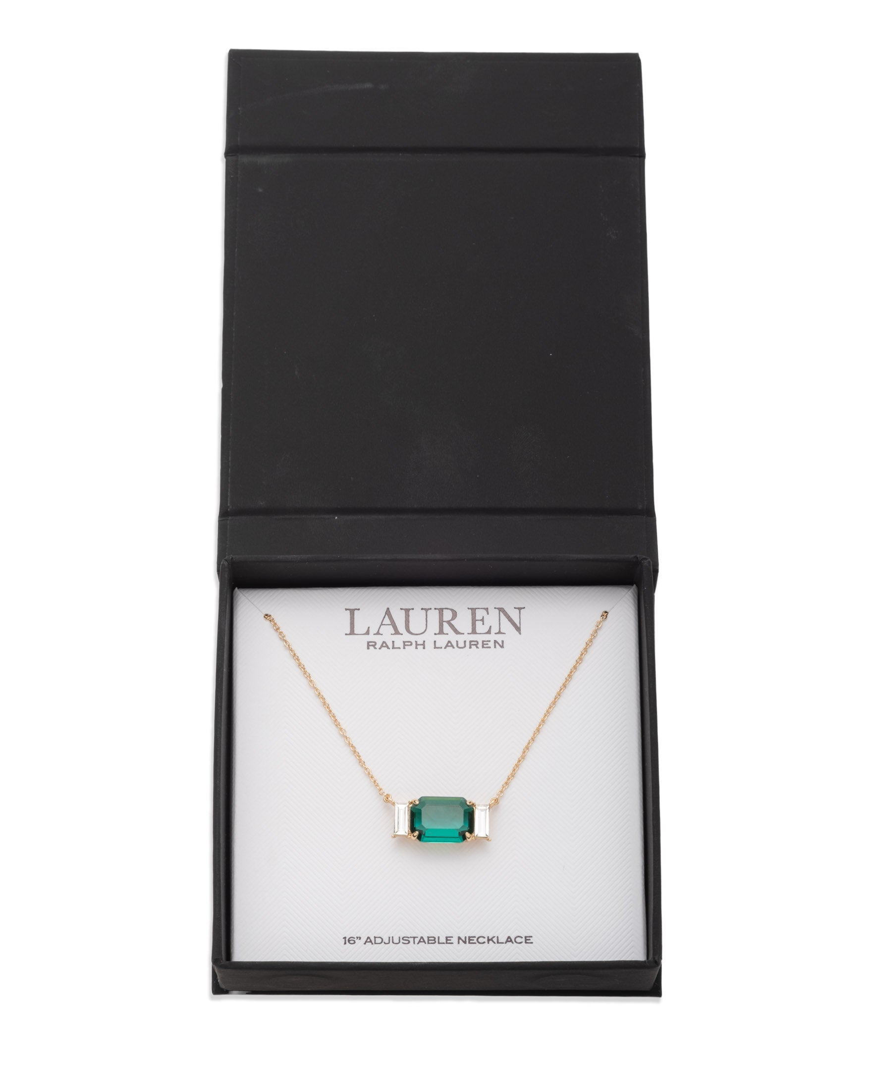 Lauren Ralph Lauren Gold-Tone Stone Pendant Necklace