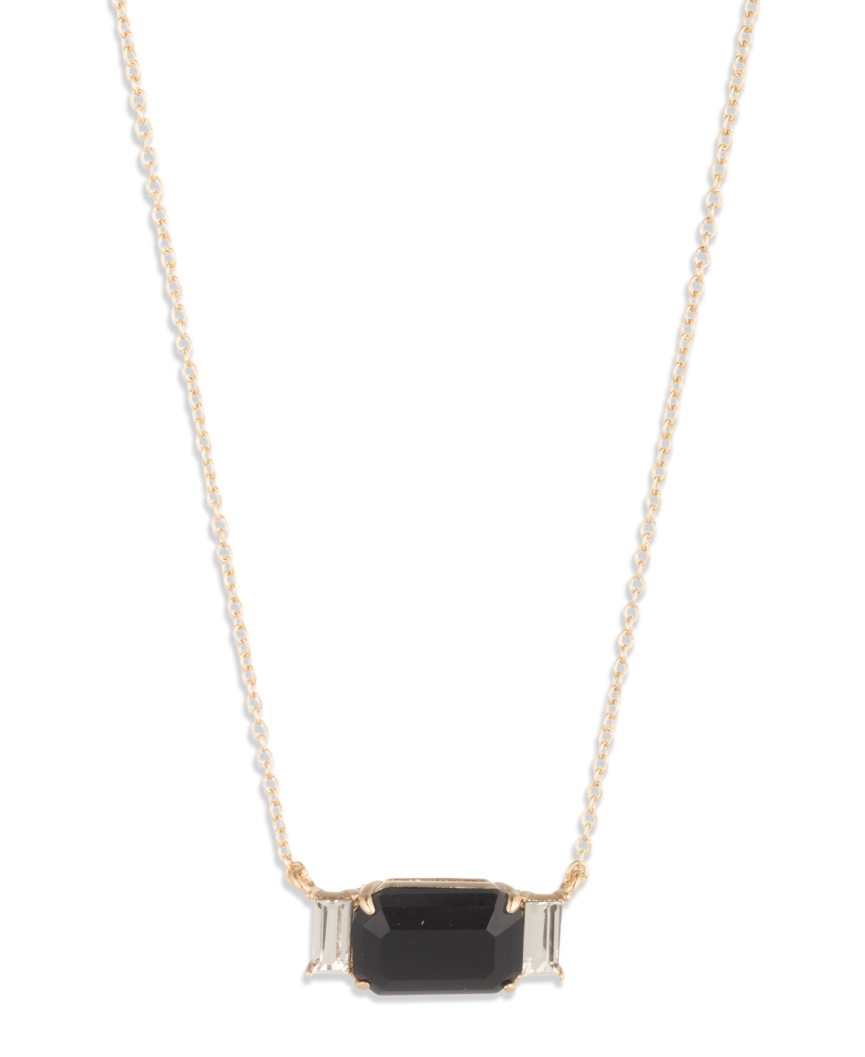 Lauren Ralph Lauren Gold-Tone Stone Pendant Necklace