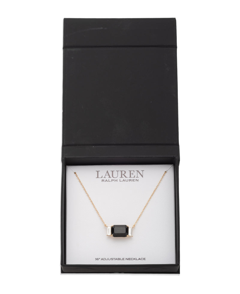Lauren Ralph Lauren Gold-Tone Stone Pendant Necklace