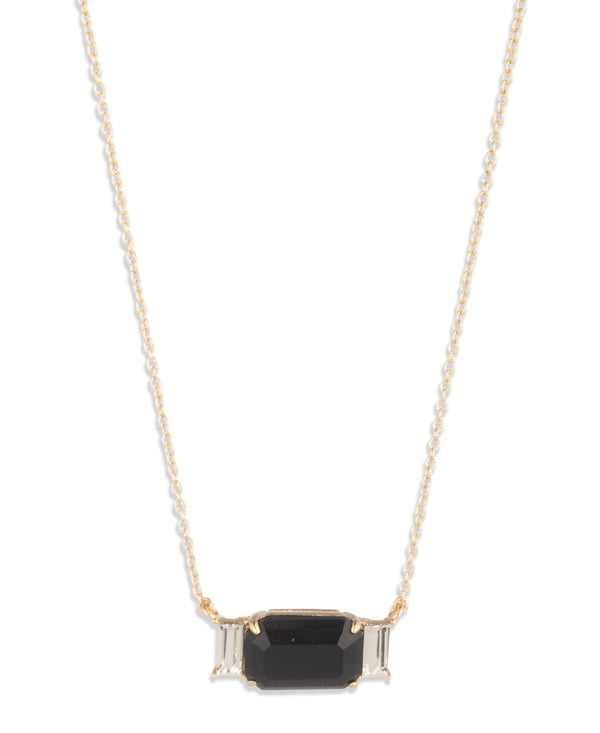 Lauren Ralph Lauren Gold-Tone Stone Pendant Necklace