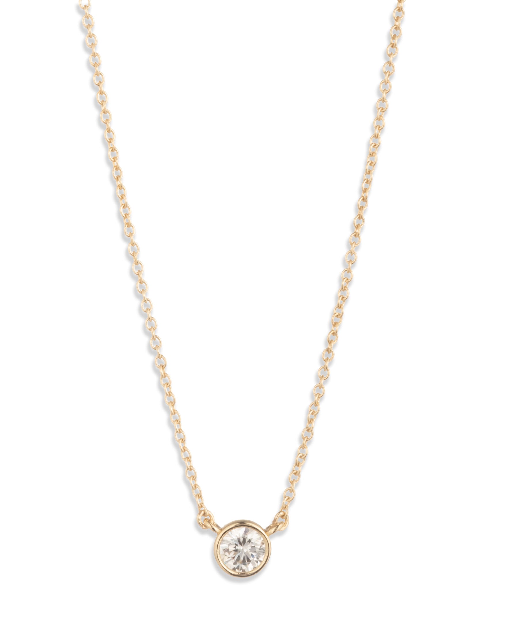 Lauren Ralph Lauren Gold-Tone Cubic Zirconia Pendant Necklace