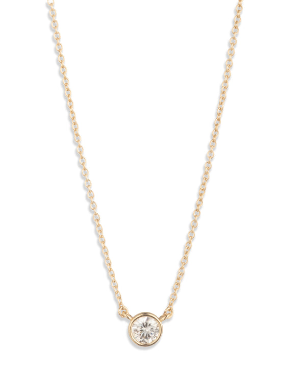 Lauren Ralph Lauren Gold-Tone Cubic Zirconia Pendant Necklace
