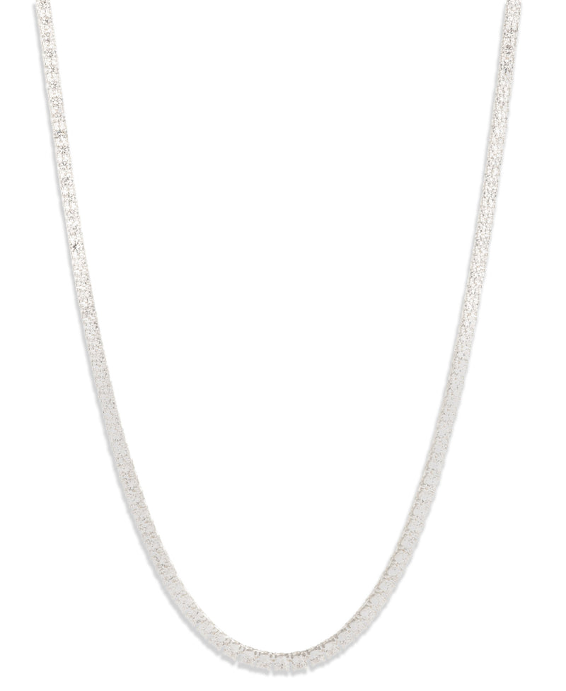 Lauren Ralph Lauren Silver-Tone CZ Tennis Collar Necklace
