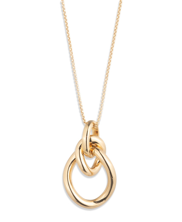 Lauren Ralph Lauren Gold-Tone Slider Pendant Necklace
