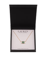 Lauren Ralph Lauren Gold-Tone Stone Pendant Necklace
