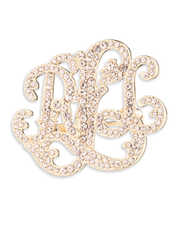Lauren Ralph Lauren Gold-Tone LRL Script Pin