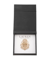 Lauren Ralph Lauren Gold-Tone LRL Scroll Pin