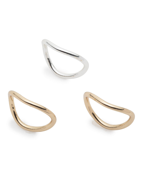 Lauren Ralph Lauren Two-Tone Sculptural Ring Set