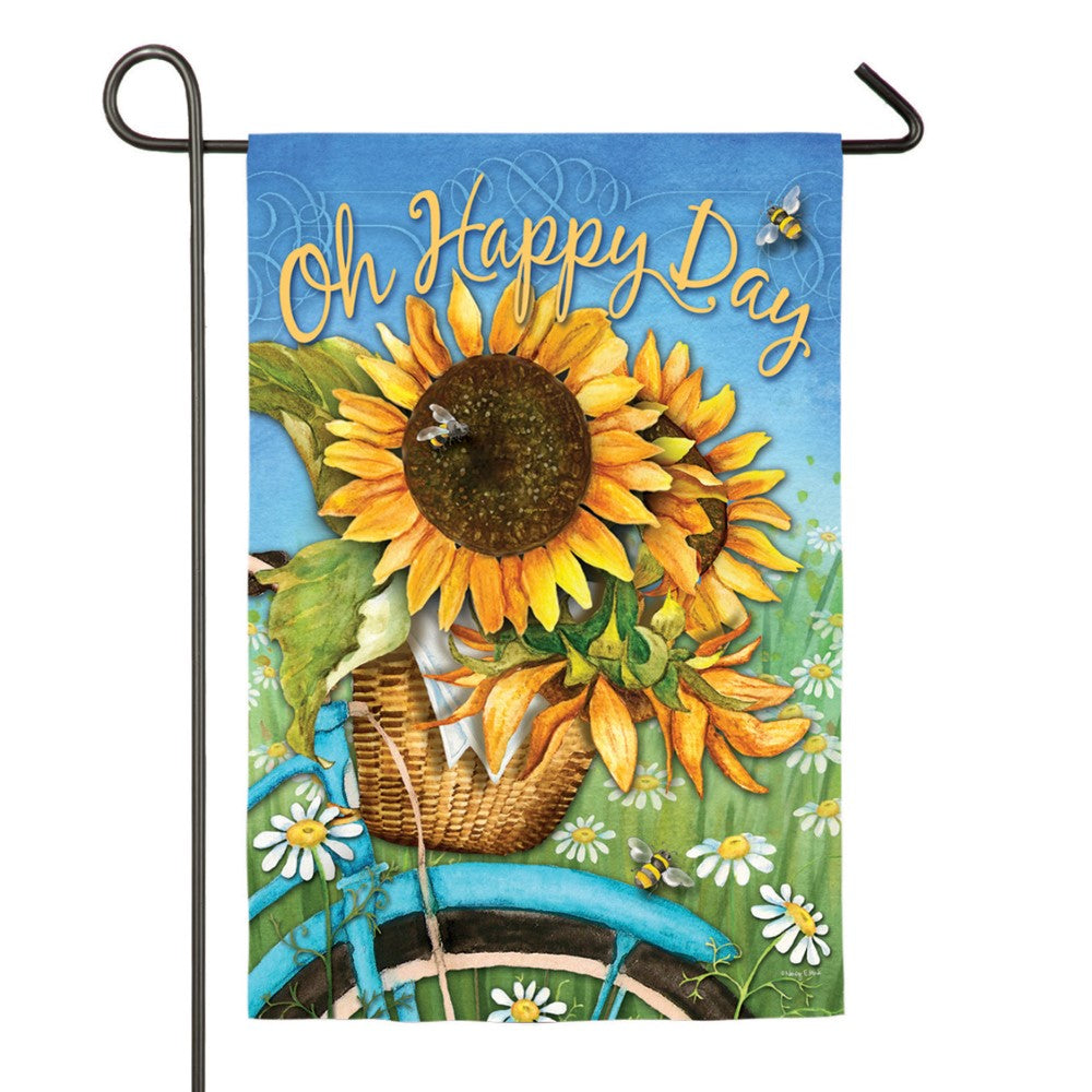 Sigee Sunflowers And Bird For Live Happy Decorative Small Garden Flag Double Sided Yard Flags Holiday Garden Flags For All Seasons Sigee Sunflowers And Bird For Live Happy Decorative Small Garden Flag Double Sided Yard Flags Holiday Garden Flags For All Seasons