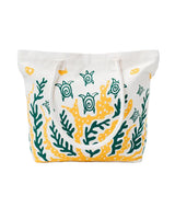 Sand Cloud Swimming Turtles Beach Tote Handbag