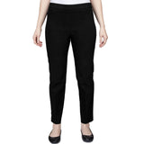Alfred Dunner Womens Classics Allure Stretch Short Length Pants