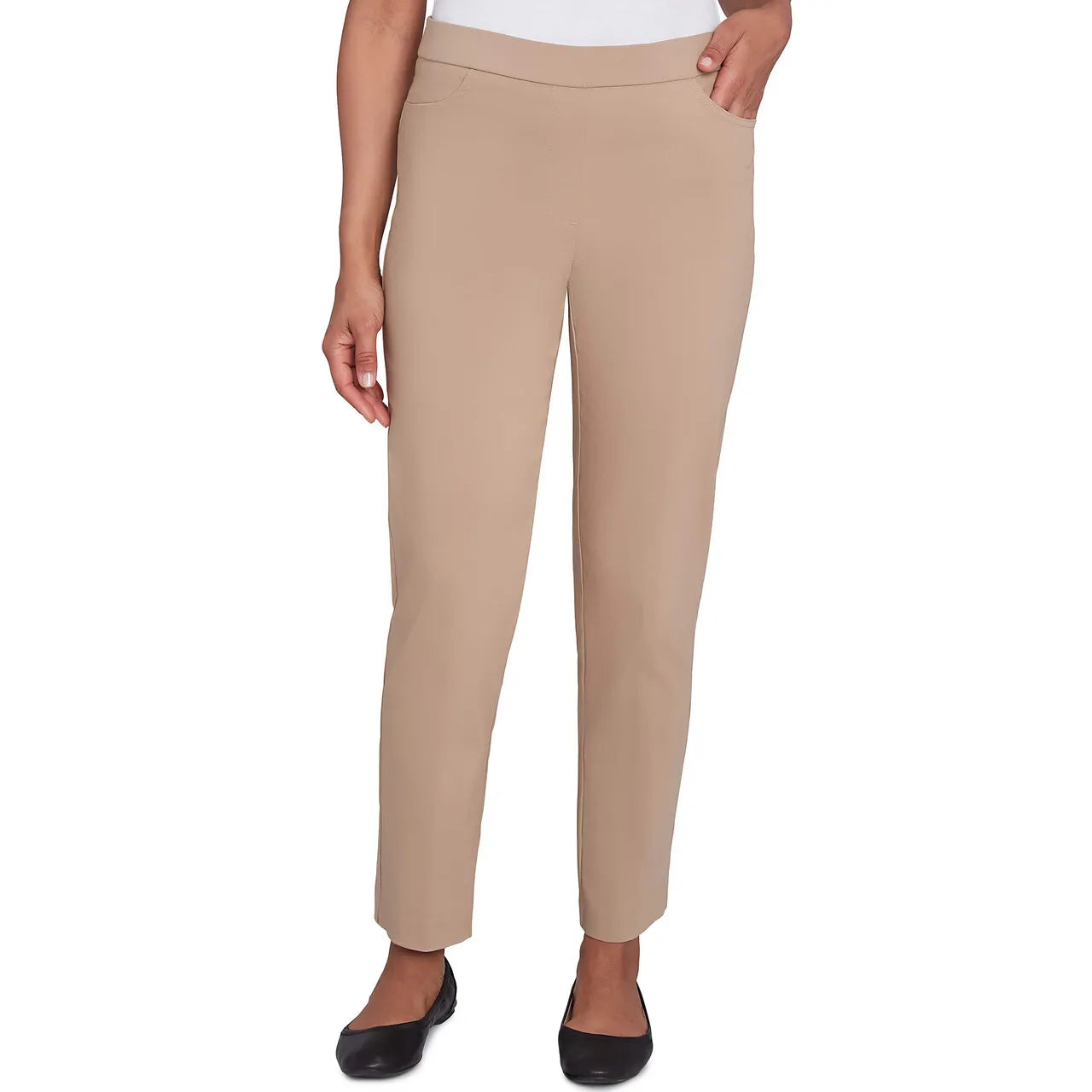 Alfred Dunner Womens Classics Allure Stretch Short Length Pants – ShopCGX