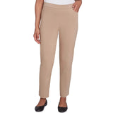 Alfred Dunner Womens Classics Allure Stretch Short Length Pants