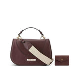 Nine West Cora Merlot Flap Crossbody Handbag