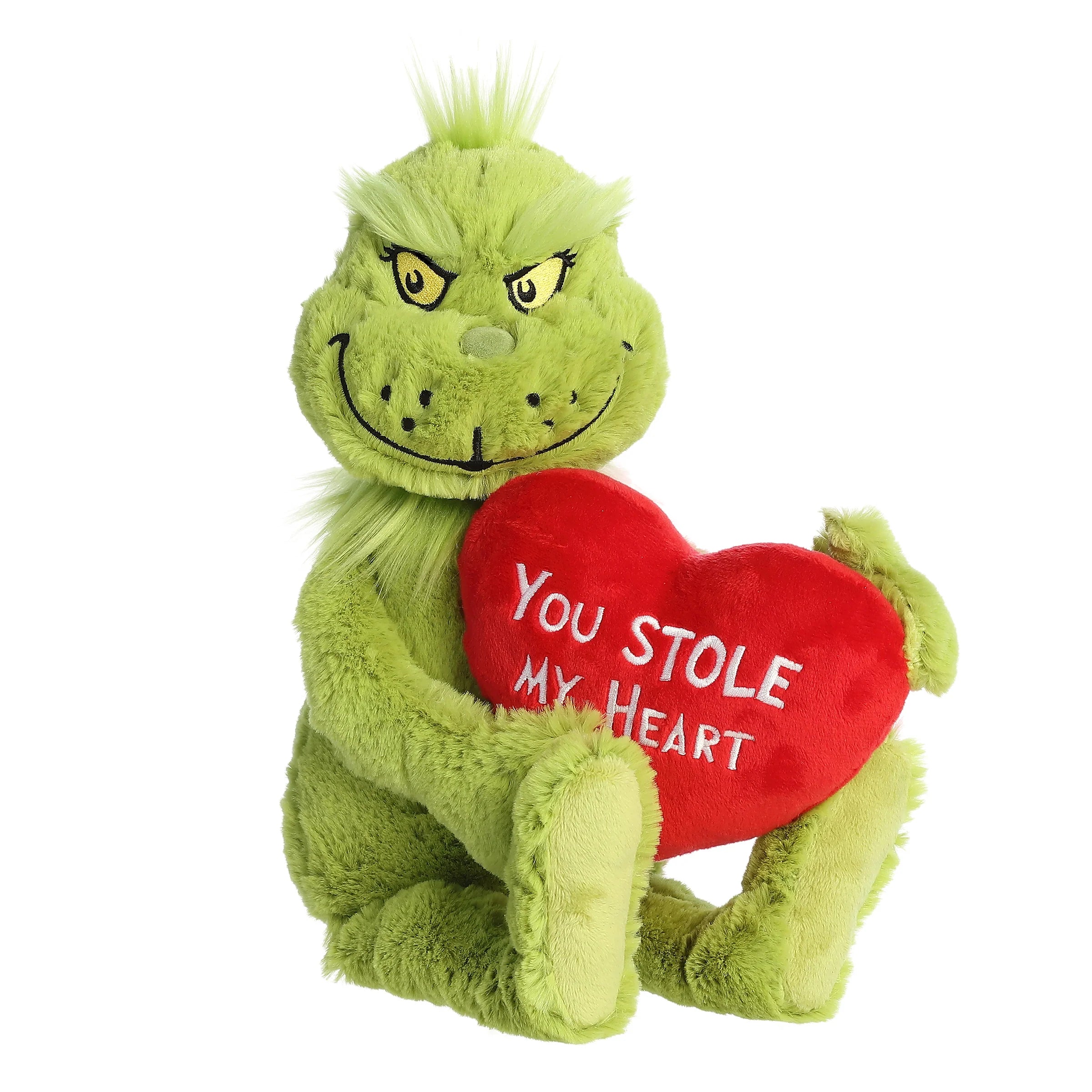 Aurora Dr. Seuss 15" Stole My Heart Grinch Plush Toy