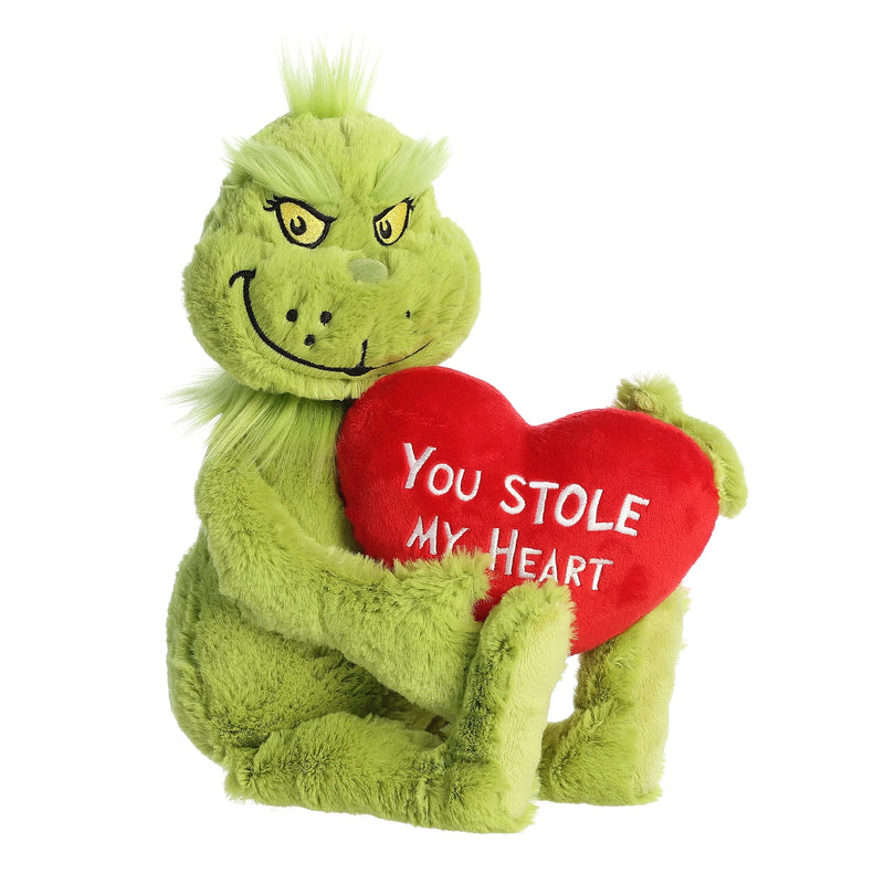 Aurora Dr. Seuss 15" Stole My Heart Grinch Plush Toy