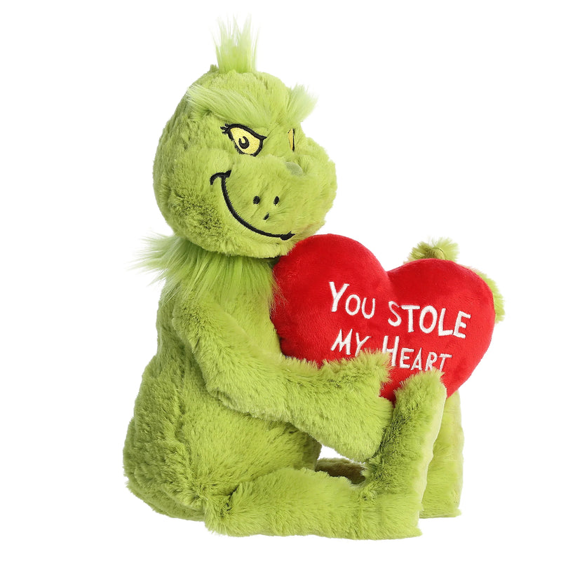 Aurora Dr. Seuss 15" Stole My Heart Grinch Plush Toy