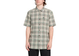 Volcom Mens Benson Short Sleeve Button Down Shirt