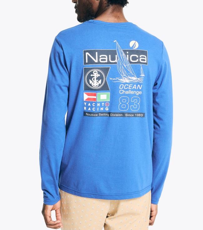 SAILING GRAPHIC ルーズロンT Sailing Graphic T-Shirt | Nautica