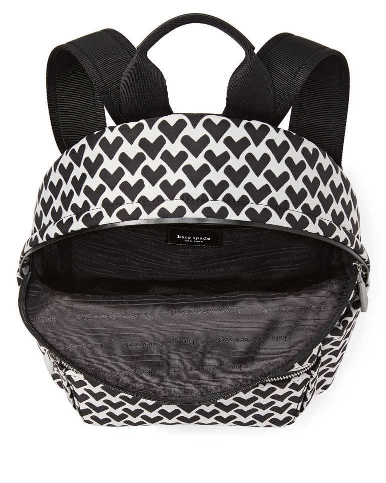 kate spade mini backpack black and white Kate Spade Sam Icon Small Backpack – ShopCGX