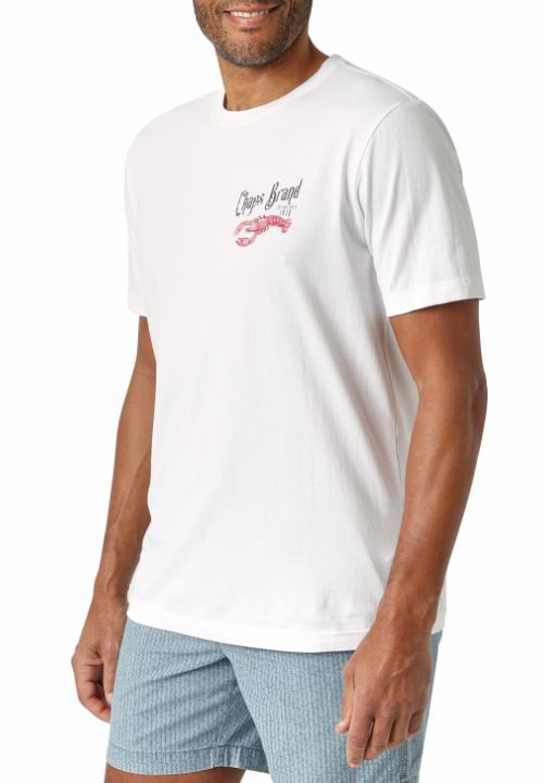 Chaps Mens Graphic Short Sleeve T-Shirt