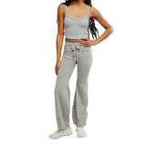 Free People Womens Quick Step Heather Bubble Pants