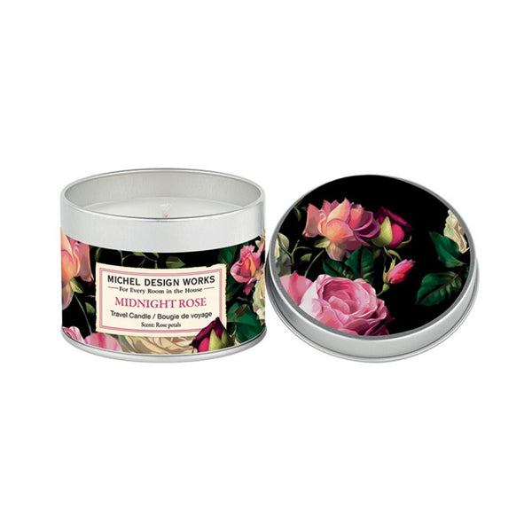 Michel Design Works Large Midnight Rose Travel Candle