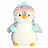 Aurora Festive Pompom Penguin 9" Plush Toy
