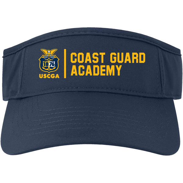 Coast Guard Academy Signature Logo Cool Fit Visor