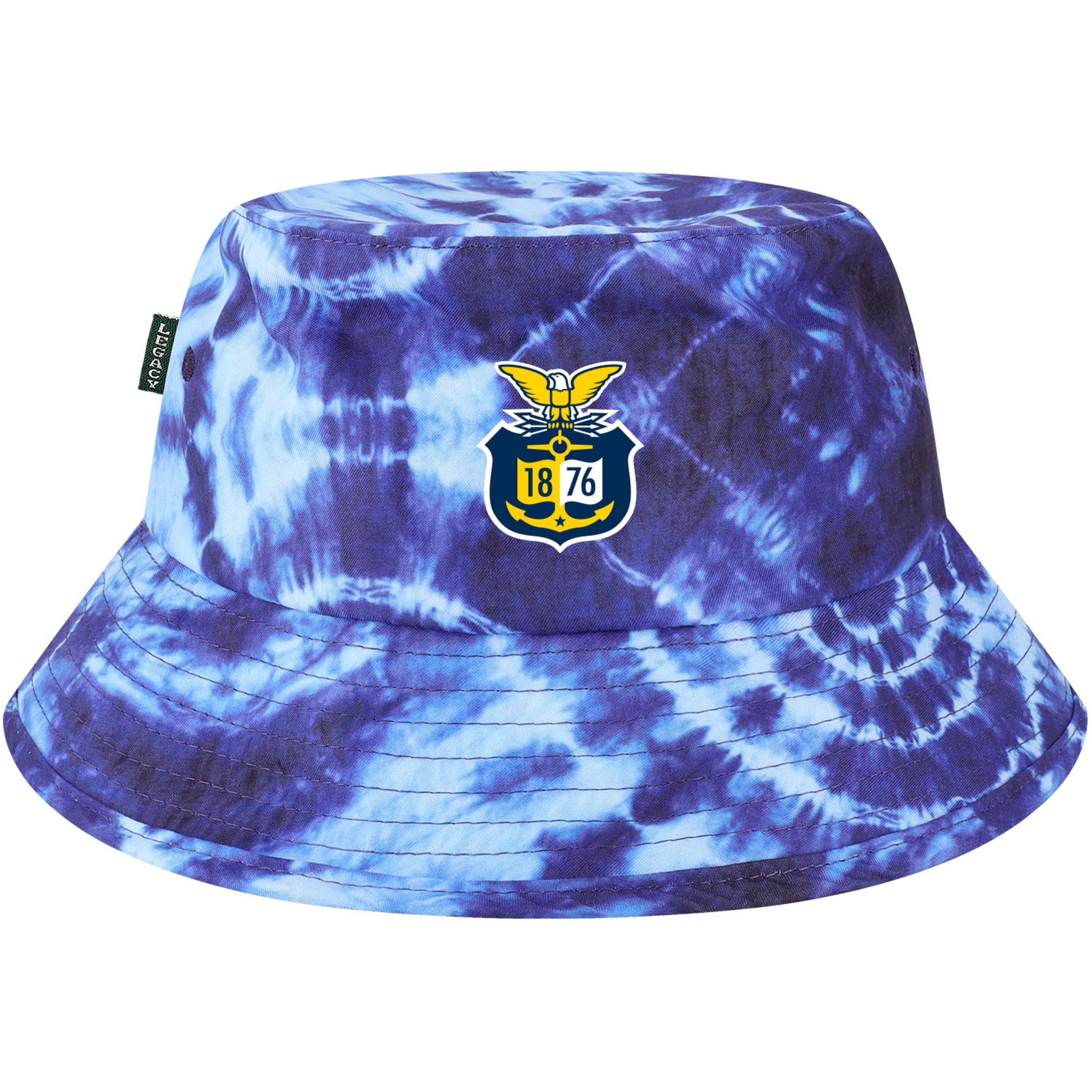 Coast Guard Emblem Tie Dye Bucket Hat