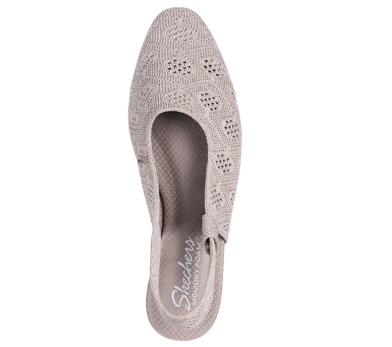 Skechers Womens Cleo Snip Sweet Time Slingback Flats