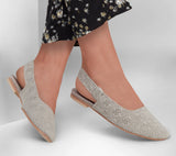 Skechers Womens Cleo Snip Sweet Time Slingback Flats