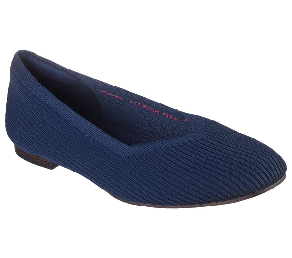 Skechers Womens Cleo Square Blissful Soul Flats