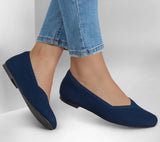 Skechers Womens Cleo Square Blissful Soul Flats