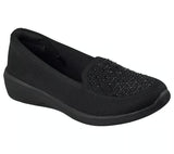 Skechers Womens Arya - Moonlit Ray Sparkle Knit Loafers