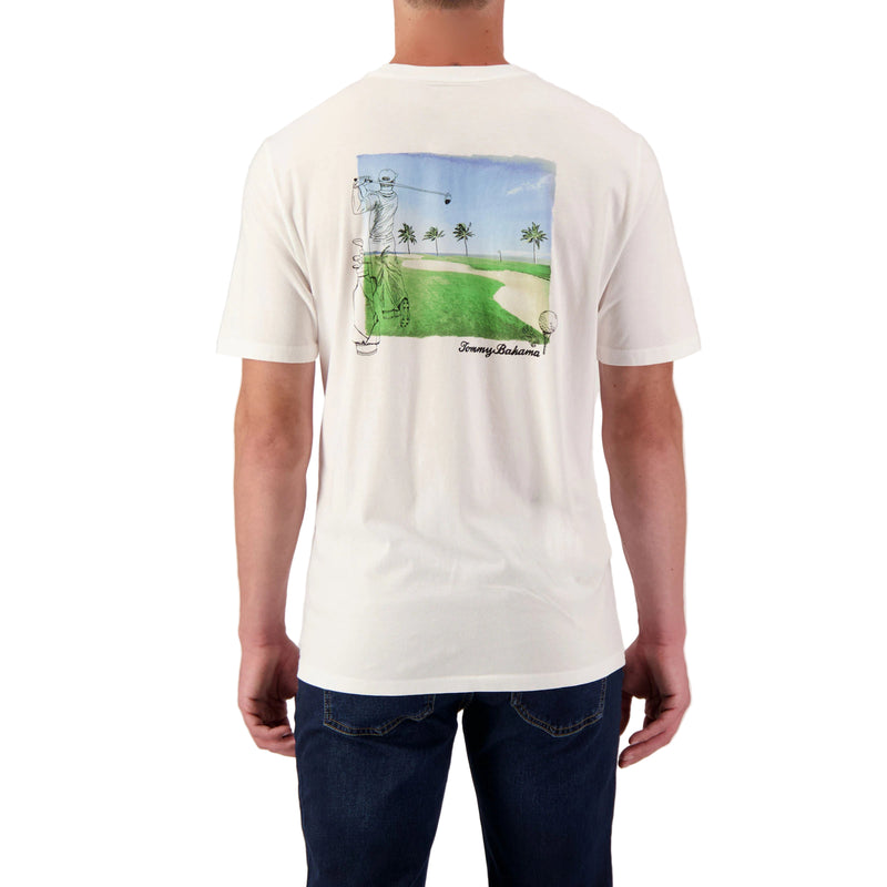 Tommy Bahama Mens Drawn To The Course Short Sleeve T-Shirt