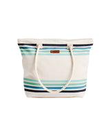 Sand Cloud Border Classic Stripe Beach Tote Handbag
