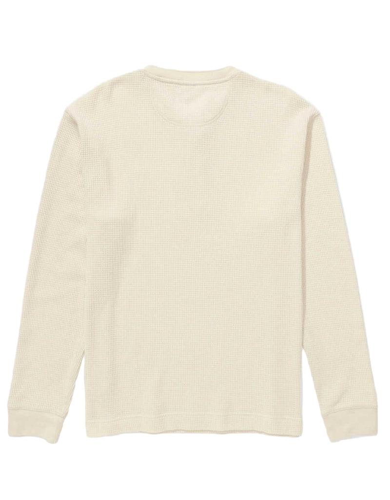 American Eagle Mens AE Long-Sleeve Thermal Henley Long Sleeve T-Shirt