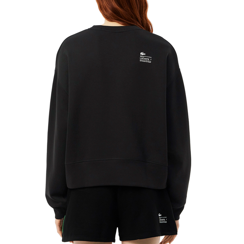 Lacoste Womens Oversized Cotton Sweatshirt